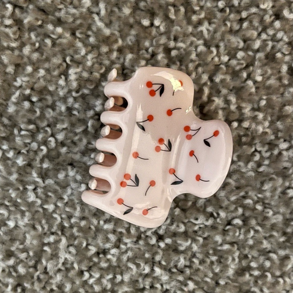 Pink Hair Claw Clip